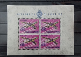 1964 San Marino, Foglietto "Boeing 727" Nuovo - MNH ** - Neufs