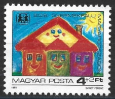 Hungary 1985. Scott #B335 (U) SOS Children's Village  *Complete Issue* - Servizio
