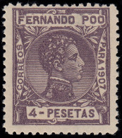 Fernando Poo 165 1907  Alfonso XIII MNH - Fernando Po