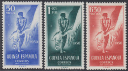 Guinea Española 295/97 1950 Pro Indígenas MNH - Spanish Guinea