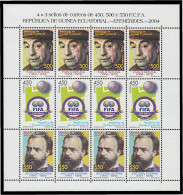 Guinea Ecuatorial 342/44 2005 Minihojita Efemérides MNH - Autres & Non Classés