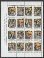 Guinea Ecuatorial 518/21 2015 Minihojita Navidad MNH - Autres & Non Classés