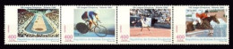 Guinea Ecuatorial 229/32 1996 Juegos Olímpicos Atlanta 96 Tenis Arrese Ciclism - Autres & Non Classés