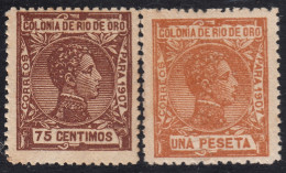 Río De Oro 27/28 1907 Alfonso XIII MNH - Rio De Oro