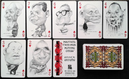 Collection ! Jeu Caricatural De 54 Cartes à Jouer Dessins ORTUNO (Caricatures Sur Toutes Les Cartes) En Très Bon état - Cartes à Jouer Classiques