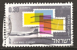 Israël Israel 1968 N° PA 39 Iso O Exportations, Timbre Sur Timbre, Timbre-poste, Avion, Aviation, El Al, Lockheed L-049 - Gebruikt (zonder Tabs)