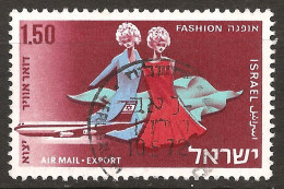 Israël Israel 1968 N° PA 46 Iso O Exportations, Robes, Prêt à Porter, Mode Féminine, Fashion, El Al, Lockheed L-049 - Gebruikt (zonder Tabs)