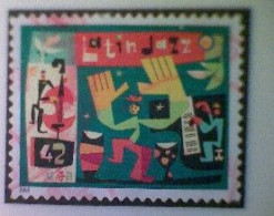 United States, Scott #4349, Used(o), 2008, Latin Jazz, 42¢, Multicolored - Used Stamps