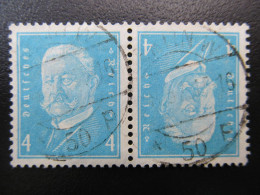 DR-ZD Nr. K9, 1932, Reichspräsidenten, Gestempelt, Mi 50€  *DEL333* - Markenheftchen  & Se-tenant