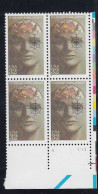 Sc#3065, Fulbright Scholarships 50th Anniversary 1996 Issue 32-cent Stamp Plate # Block Of 4 - Plattennummern