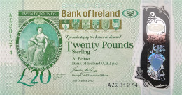 Northern Ireland 20 Pounds, P-92 (2.10.2017) - UNC - 20 Pounds