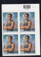 Sc#3660, Duke Kahanamoku 'Father Of Surfing', 2002 Issue 37-cent Stamp Plate # Block Of 4 - Plate Blocks & Sheetlets