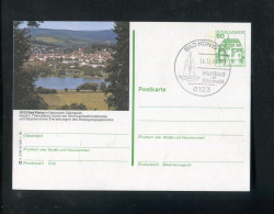 "BUNDESREPUBLIK DEUTSCHLAND" 1980, Bildpostkarte Mit Bildgleichem Stempel Ex "BAD KOENIG" (A0041) - Illustrated Postcards - Used