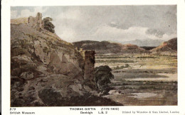 CD97.  Vintage Postcard.  Denbigh By Thomas Girtin. - Denbighshire