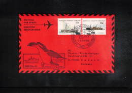 Australian Antarctic Territory 1995 Antarctica - Base Casey - Helicopter Fly Off Interesting Cover - Bases Antarctiques