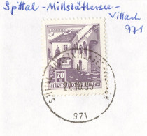 Bahnpost (R.P.O./T.P.O) Spittal-Millstättersee-Villach [Ausschnitt] (AD3109) - Lettres & Documents