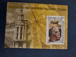 CUBA  NEUF  2020    HB  CENTENARIO  NATALICO  DE  ALICIA  ALONSO  //  PARFAIT  ETAT //  1er  CHOIX  // - Unused Stamps