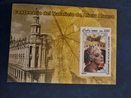 CUBA  NEUF  2020    HB  CENTENARIO  NATALICO  DE  ALICIA  ALONSO  //  PARFAIT  ETAT //  1er  CHOIX  // - Nuovi