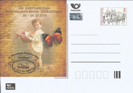 ** CDV A 203 Czech Republic Sindelfingen Stamp Fair 2014 Butterfly Coach - Postkaarten