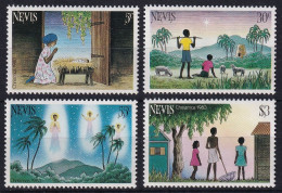 MiNr. 111 - 114 Nevis  1983, 7. Nov. Weihnachten - Postfrisch/**/MNH - St.Kitts-et-Nevis ( 1983-...)