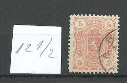 FINLAND FINNLAND 1881 Michel 13 B (Perf 12 1/2) O - Usados