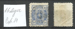 FINLAND FINNLAND 1875 Michel 16 A Y A O - Usados