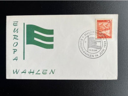 AUSTRIA 1964 SPECIAL COVER EUROPEAN ELECTIONS 14-06-1964 OOSTENRIJK OSTERREICH - Briefe U. Dokumente