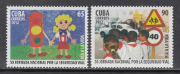 2012 Cuba Road Safety Health Complete Set Of 2 MNH - Unused Stamps