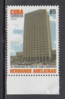 2012 Cuba MAmeijeiras Hospital Health Complete Set Of 1 MNH - Ungebraucht