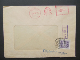 BRIEF Blansko Metra 1973 Frankotyp Strafporto  Frankotype Postfreistempel // P3682 - Briefe U. Dokumente