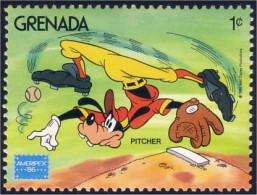 460 Grenada Disney Baseball Base Ball MNH ** Neuf SC (GRE-79c) - Baseball