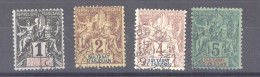 Anjouan  :  Yv  1-4  (o) - Used Stamps