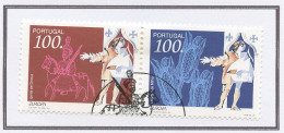 Portugal 1994 Y&T N°1988 à 1989 - Michel N°2010 à 2011 (o) - EUROPA - Se Tenant - Used Stamps