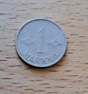 1958 Finland 1 One Markka Coin KM 36a - Circ - Finland