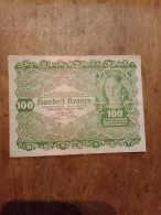 Autriche-Billet De 100 Kronen-1922 - Oostenrijk