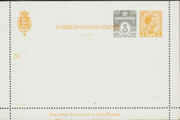 1920. DANMARK. 3 ØRE + 7 ØRE CHR. X KORRESPONDANCEKORT Print 30-H.  - JF543189 - Ganzsachen