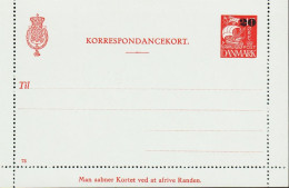 1940. DANMARK. 20 On 15 ØRE KARAVEL KORRESPONDANCEKORT Print 73  - JF543193 - Ganzsachen