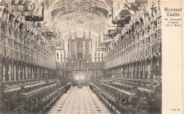 ROYAUME-UNI - Angleterre - Windsor Castle - St. George's Chapel - Choir West - Carte Postale - Windsor Castle