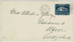 Vereinigte Staaten / USA 1932, Ganzsachen-Brief / Stationery Philadelphia - Olten (Schweiz) - 1921-40