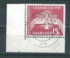 Saar MiNr. 447 Bogenecke Vollstempel (sab16) - Altri & Non Classificati