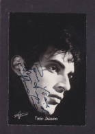 CPSM Autographe Signature Théo SARAPO Non Circulée - Cantanti E Musicisti