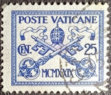 VATICAN. Y&T N°29. Armoiries Pontificales. USED. - Gebruikt