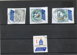 PAYS-BAS    4 Timbres   1 International   2014/ 2021 Et 2023   Sur Fragment  Oblitérés - Used Stamps