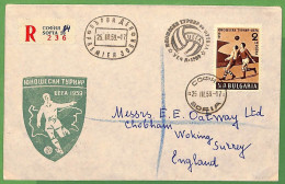 8636 - BULGARIA - POSTAL HISTORY - Rare UEFA  FOOTBALL Postmark 1959 - UEFA European Championship