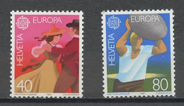 Suisse - Switzerland - Schweiz 1981 Y&T N°1126 à 1127 - Michel N°1197 à 1198 *** - EUROPA - Nuevos