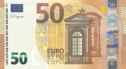 SPAIN 50 VB V018 UNC LAGARDE - 50 Euro