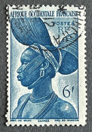 FRAWA0038U - Local Motives - Guinea - 6 F Used Stamp - AOF - 1947 - Oblitérés