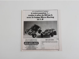 Buggy Micro Racing - Publicité De Presse - R/C Scale Models