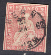 T1629 - SUISSE SWITZERLAND Yv N°28 - Usados