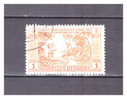 NOUVELLES  HEBRIDES  N ° 183  .1 F  ORANGE      OBLITERE  . SUPERBE  . - Used Stamps